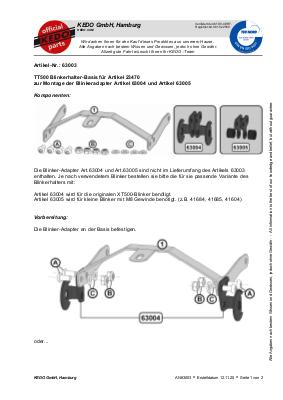 Download PDF instructions #63005